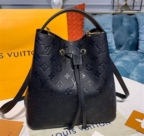 louis vuitton monogram neonoe mm black|louis vuitton neonoe monogram.